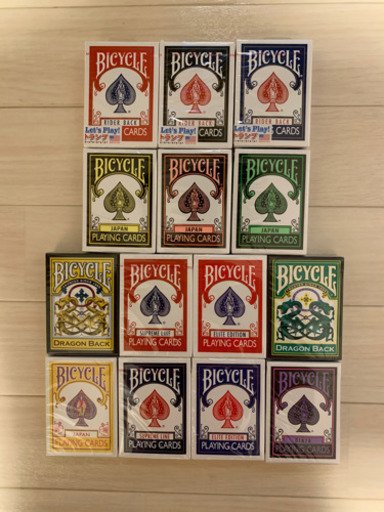 新品未開封】Bicycle トランプ JAPAN全色+GINZAモデル【希少】 新品未