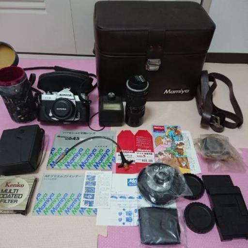 MAMIYA 645 一眼レフ望遠レンズセットmont-bell モンベル