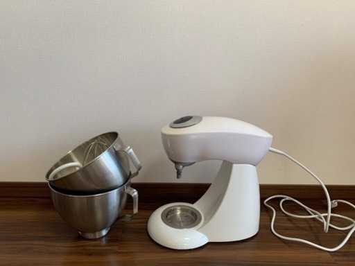 貝印 スタンドミキサー【ホワイト】ボール2個付 【公式通販】