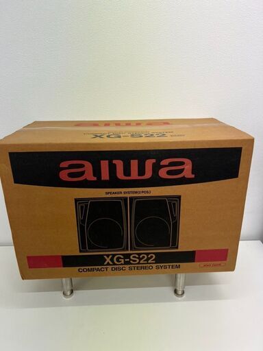 希少 未使用級】aiwa XG-E5M ダブルCD ダブルカセット ビンテージ