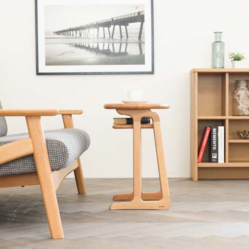 各地の名工房 Hamamoto kogei 浜本工芸 No.5200 サイドテーブル 国産