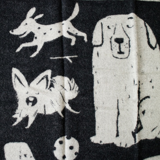 ブランケット KOIRAPUISTO BLACK-WHITE／LAPUAN KANKURIT（ラプアン