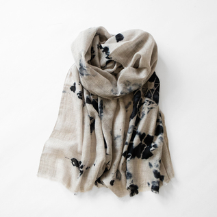 有松絞りベビーウールショール まだら絞り／suzusan（スズサン）｜愛着