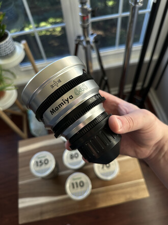 Rent a Mamiya 645 Sekor C PL Speed Boosted Full Frame 7 Lens Set