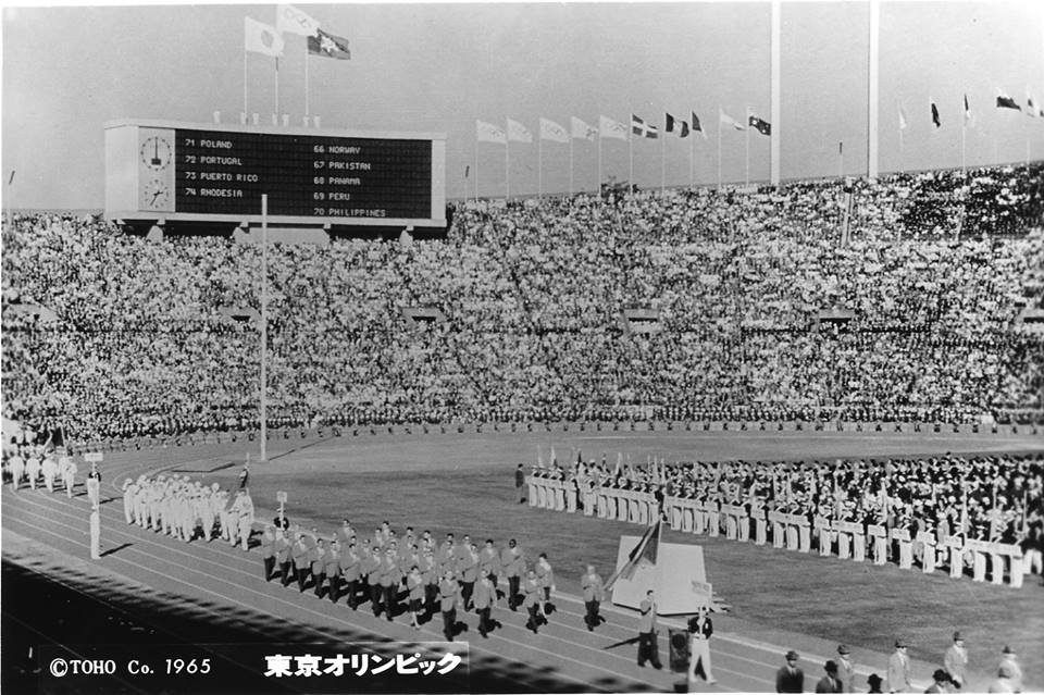 映画監督市川崑の世界。『東京オリンピック』（1965）上映。当時、国民