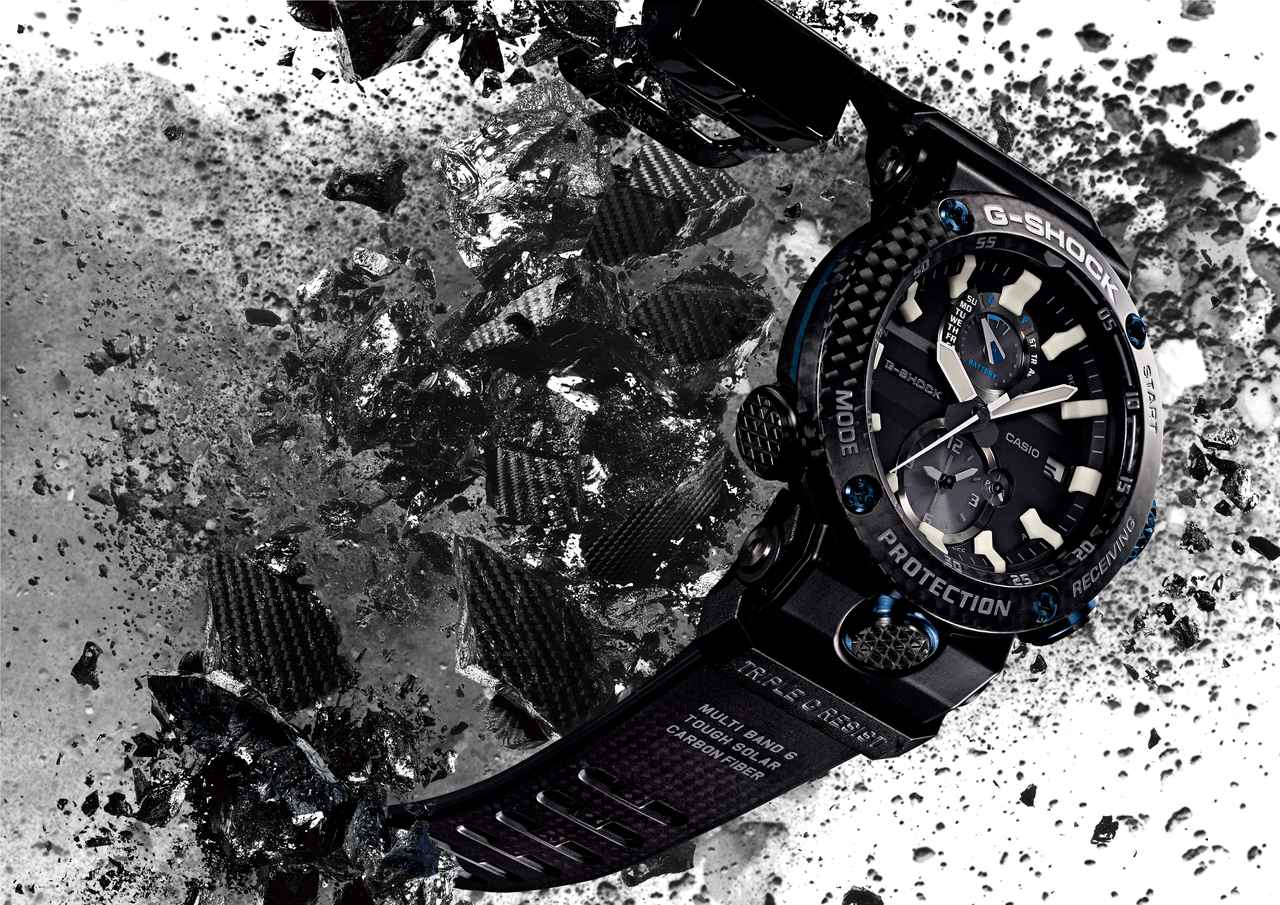 新たな構造の「G-SHOCK」が誕生！ カーボンベゼルを採用したグラビティ