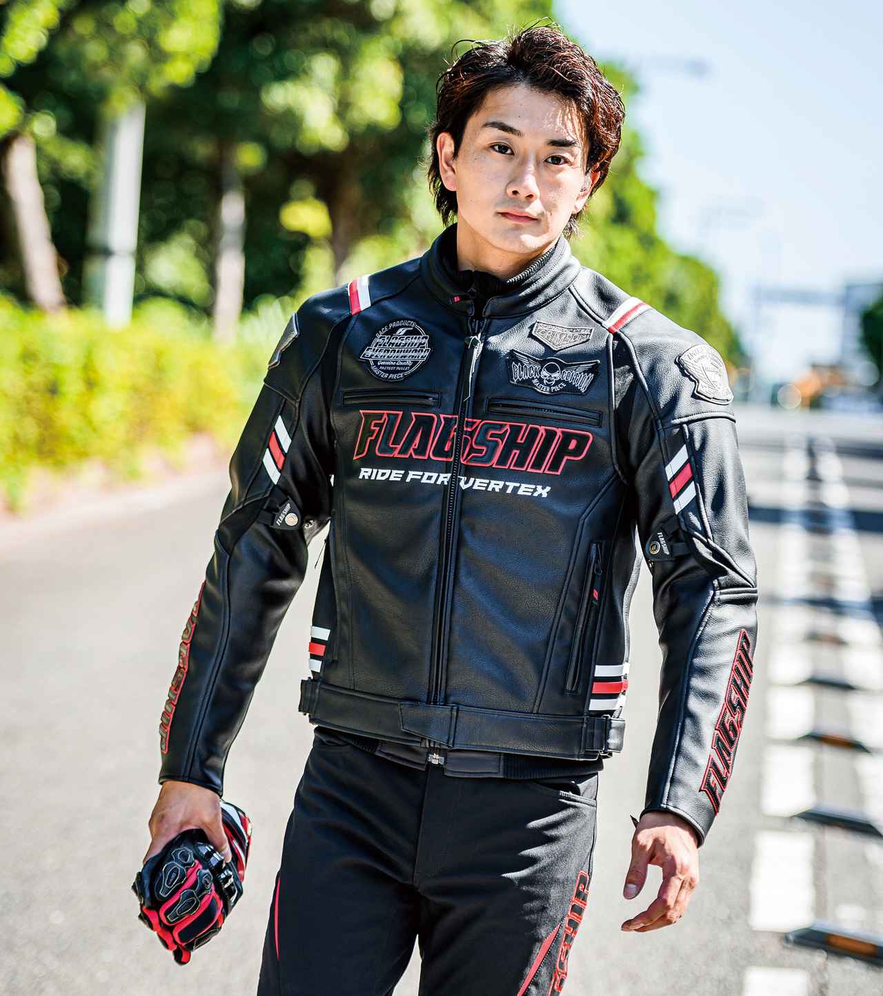 2020-2021秋冬ジャケット】フラッグシップ「バーテックスPUレザー