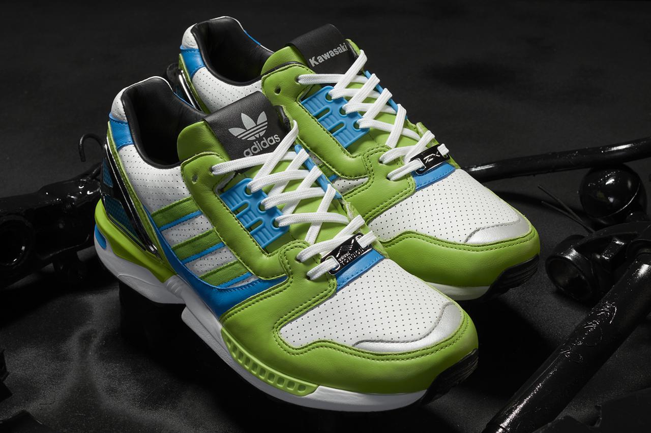 アディダス×カワサキのコラボスニーカーが2タイプ登場！「ZX」の縁から