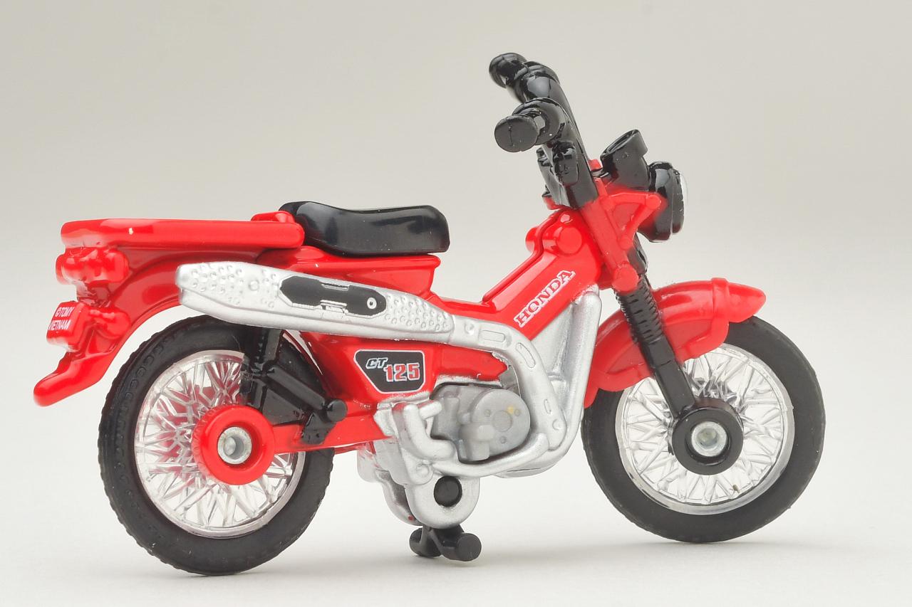 ハンターカブがついにミニカーデビュー。トミカのCT125が届いたので