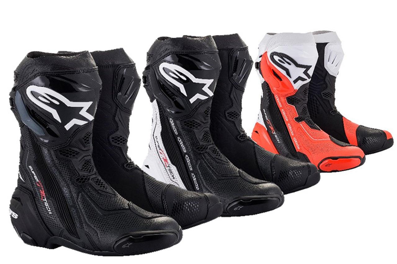 アルパインスターズのレーシングブーツ「SUPERTECH-R VENTED BOOT」に