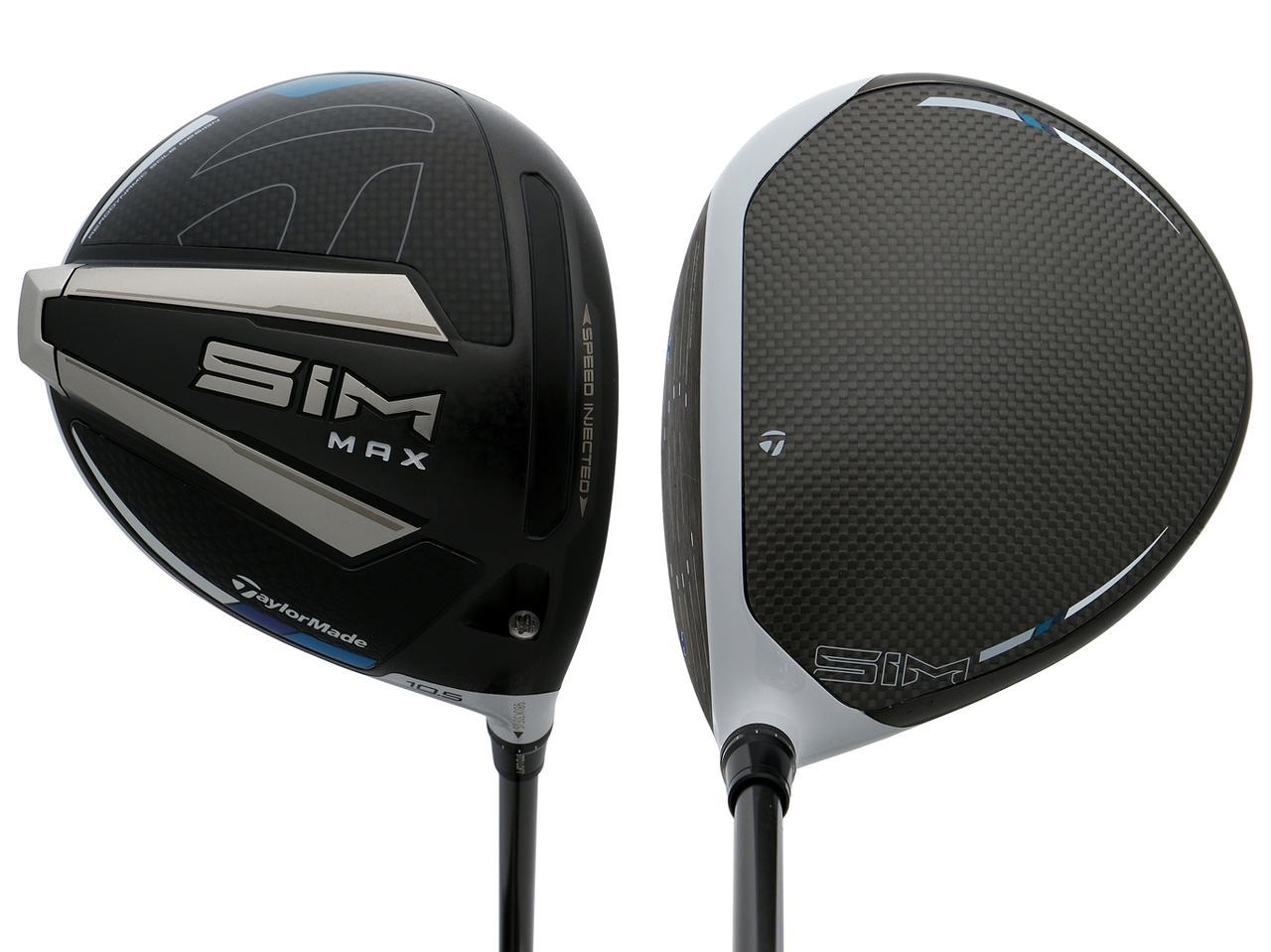 SIM MAX ドライバー テーラーメイド】ツイストフェース、空力シェイプ