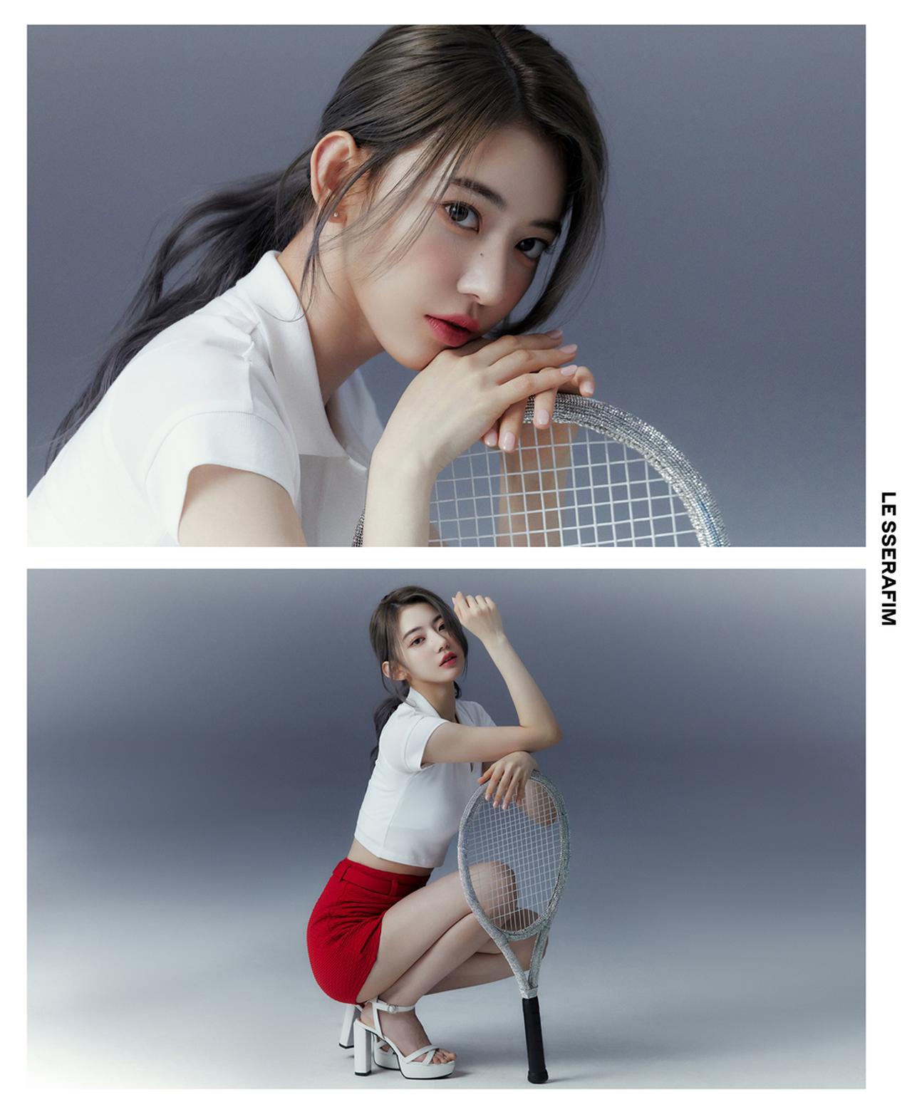 ガールズグループ「LE SSERAFIM」の宮脇咲良のコンセプト写真＆映像が