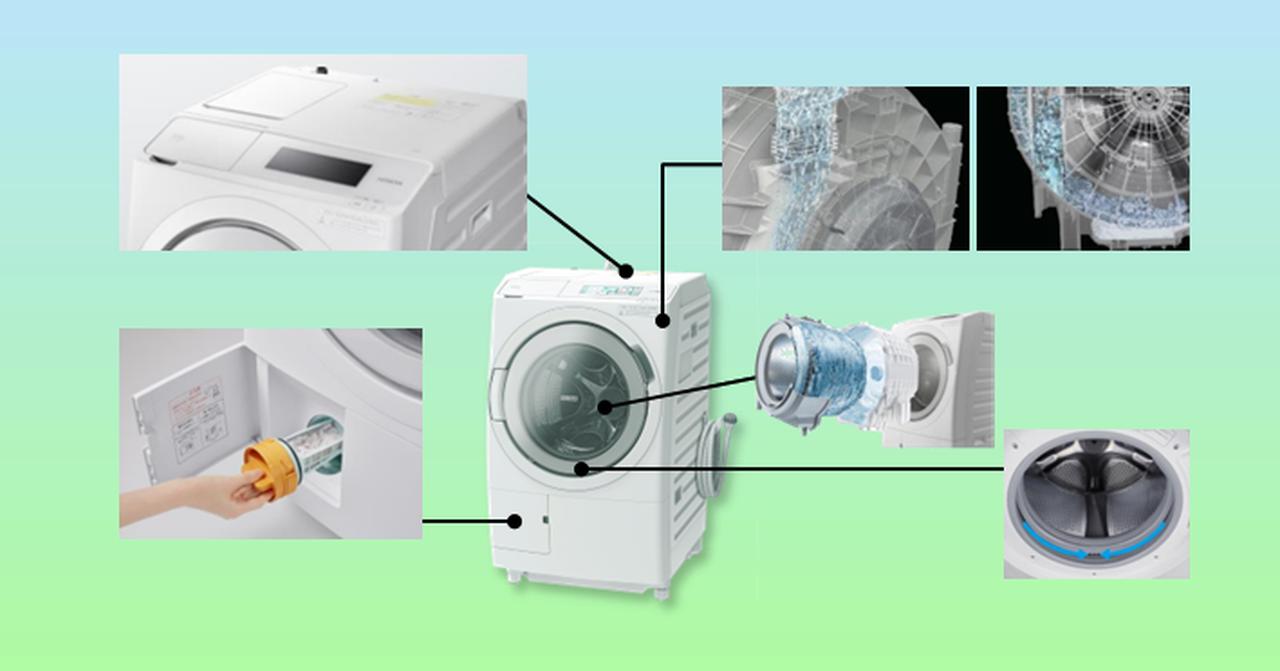環境負荷の低い製品開発～ドラム式洗濯乾燥機BD-STX120H - 日立
