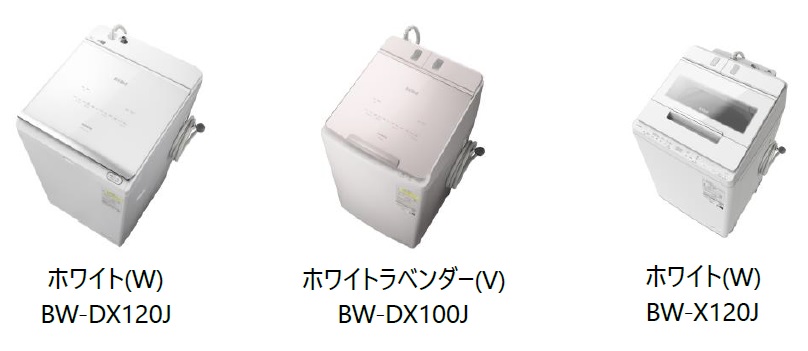タテ型洗濯乾燥機・全自動洗濯機「ビートウォッシュ」を発売 洗浄力は