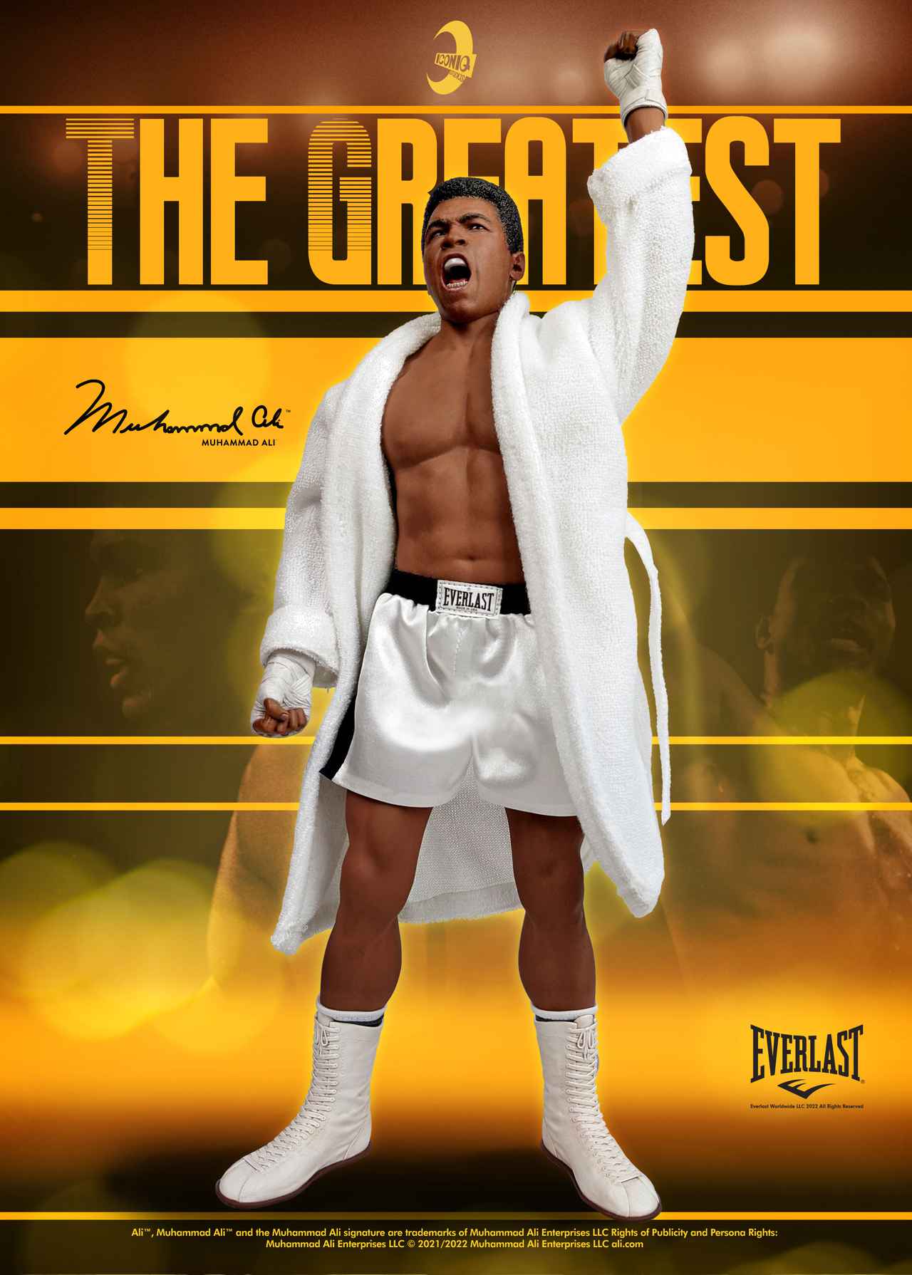 THE GREATEST」ボクシング世界ヘビー級王者、モハメド・アリが