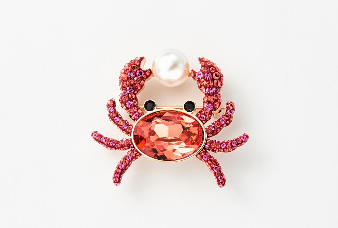 スワロフスキーのブローチ「OCEAN 」 - 「Vol.22 ギフトコンシェルジュ