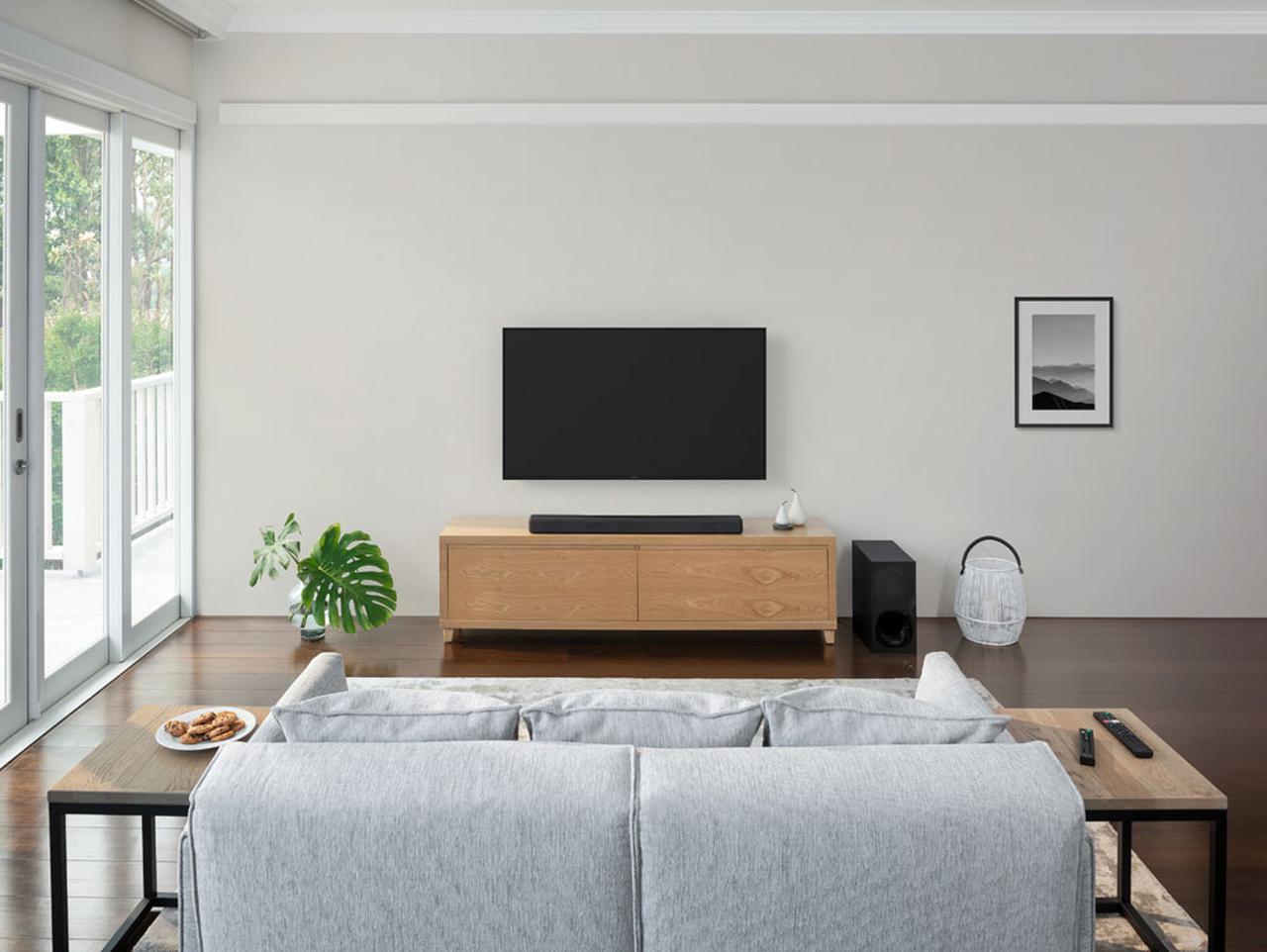 ソニー、センタースピーカー搭載で臨場感をアップさせたサウンドバー