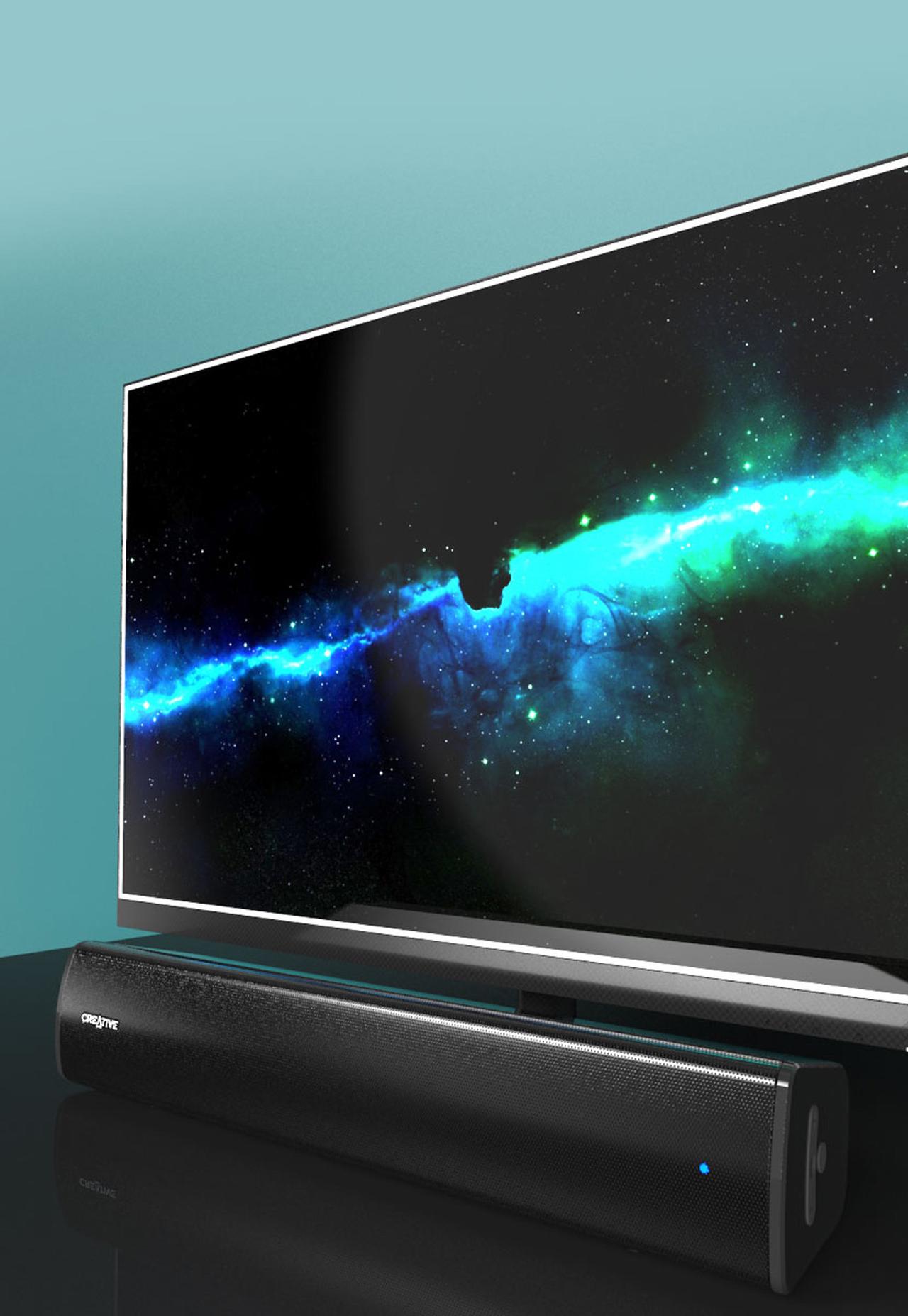 小さくてもパワフルなサウンドバー「Creative Stage Air V2」。USB