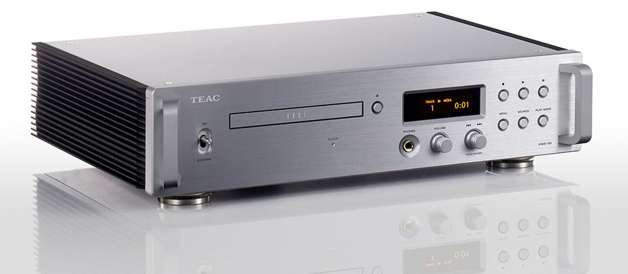 ティアックが、70周年記念モデルのCDプレーヤー「VRDS-701」とCD