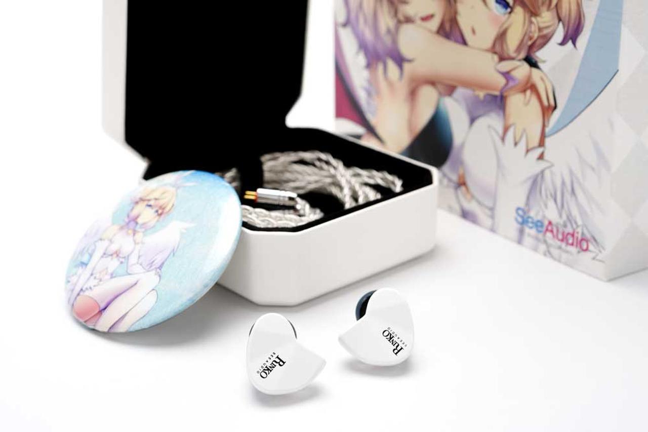 See audioのユニバーサルIEM「Rinko」に、White仕様の「Rinko White