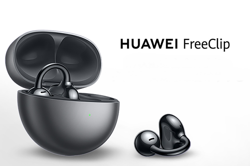 ファーウェイ、イヤーカフ型の完全ワイヤレスイヤホン「HUAWEI