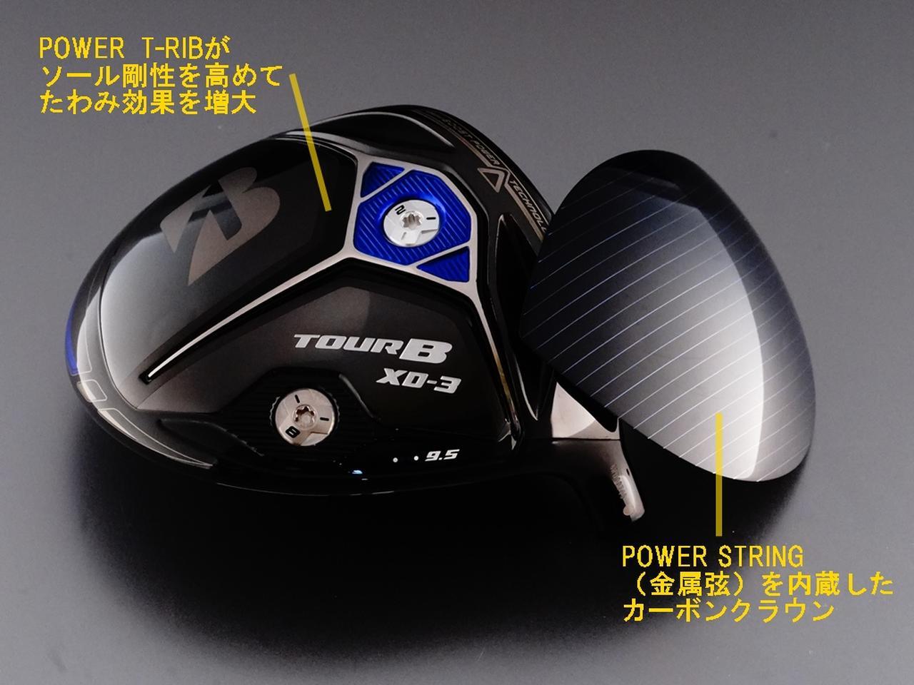 ドライバー】新しいツアーB XD3、クラウンに入れた金属弦のチカラで