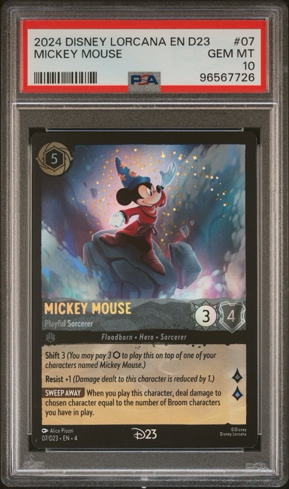 Auction Prices Realized Tcg Cards 2024 DISNEY LORCANA EN D23-D23