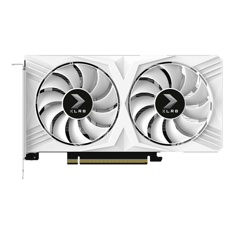 PNY GeForce RTX™ 4060 8GB XLR8 Gaming VERTO Dual Fan OC White