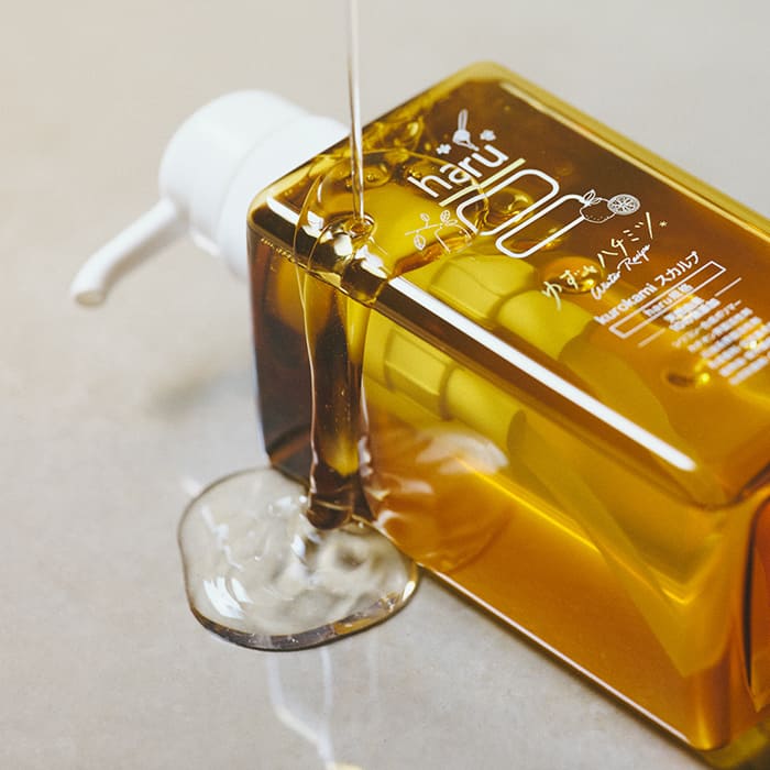 haru kurokami スカルプシャンプー ウィンターレシピ ユズ 3本