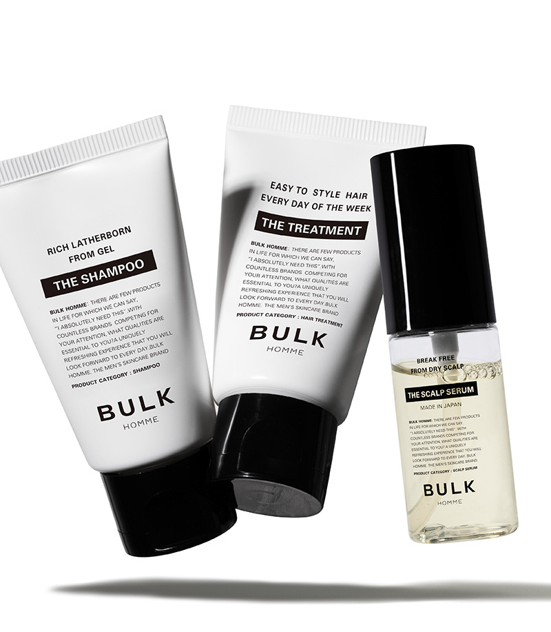 BULK HOMME（バルクオム）公式|THE TRAVEL SET FOR HAIR CARE