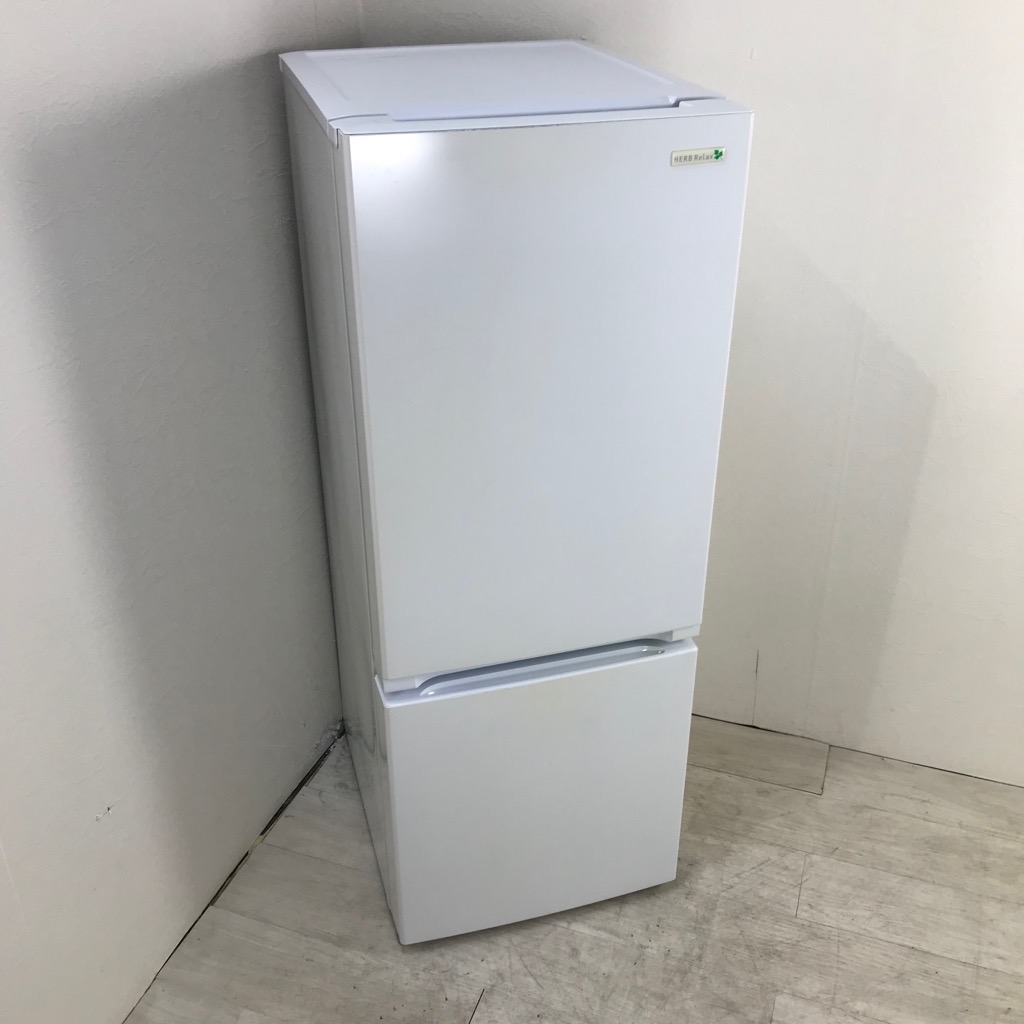 156L 2ドア冷蔵庫 ヤマダ電機 YRZ-F15E1 2018年製 ホワイト| 家具