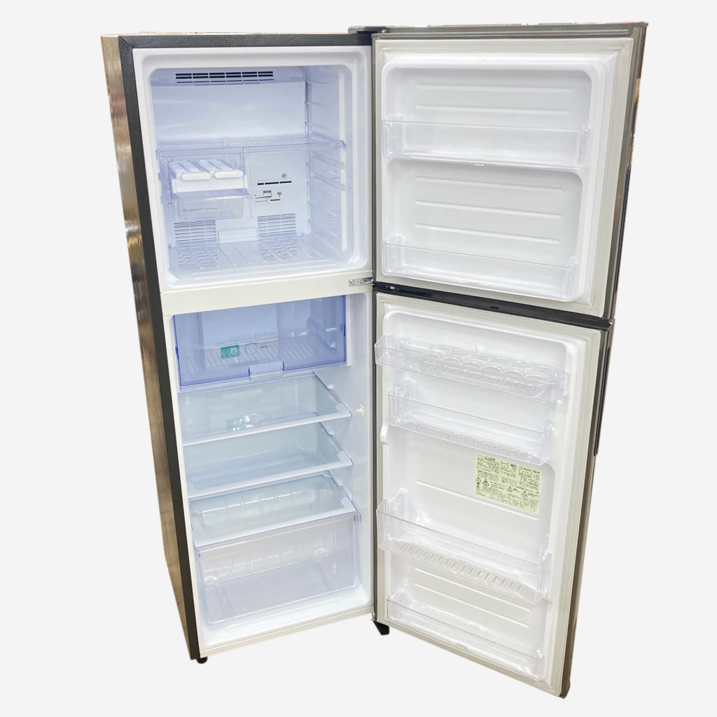 シャープ 225L 2ドア冷蔵庫 SJ-D23E-S シルバー 2019年製 一人暮らし