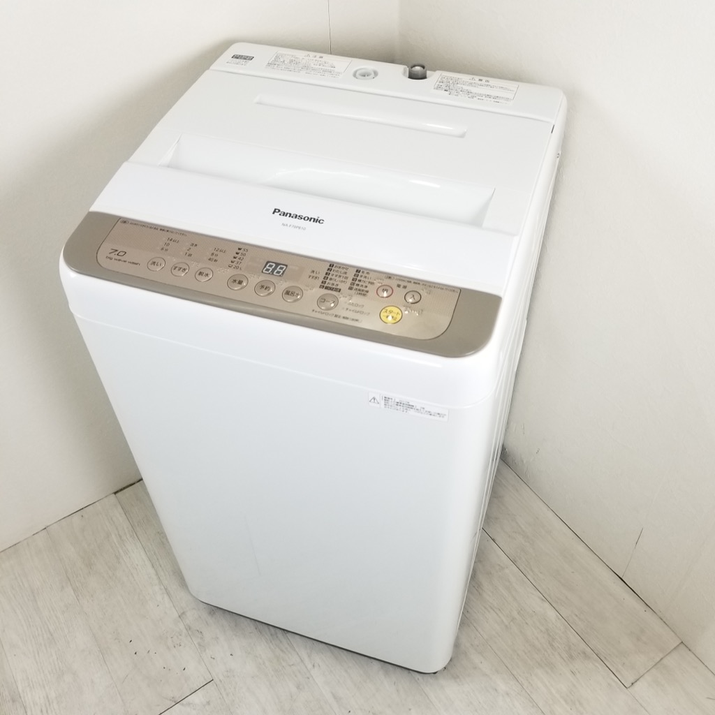 7.0kg 全自動洗濯機 パナソニック 2017年製造 NA-F70PB10 送風乾燥機能