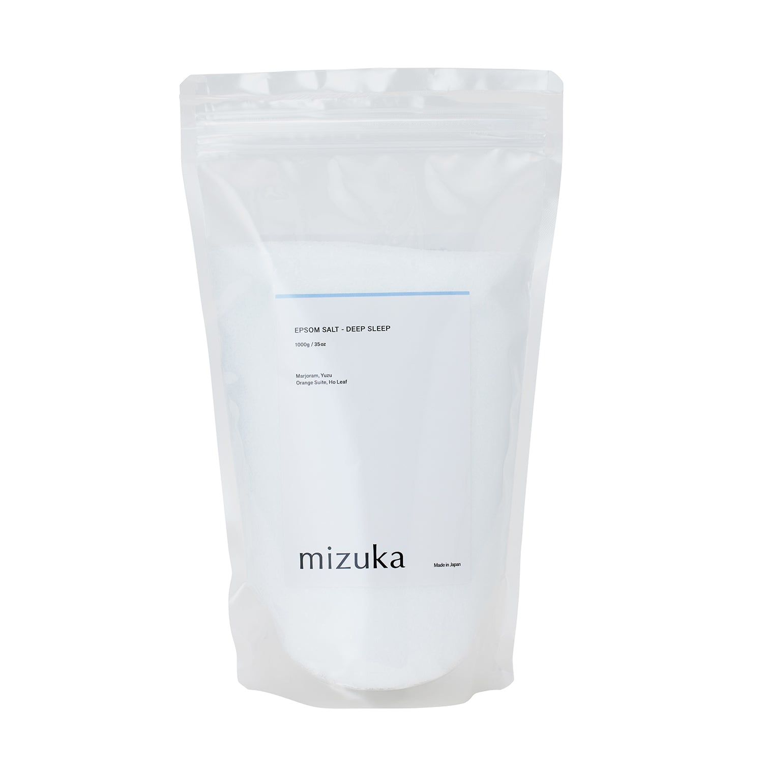 ミズカ エプソムソルト〈ディープスリープ〉 1kg – 入浴剤 – mizuka