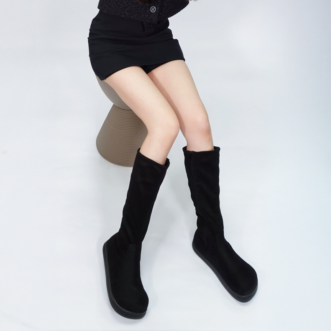 ソフトロングブーツ ブラック | Racbaki