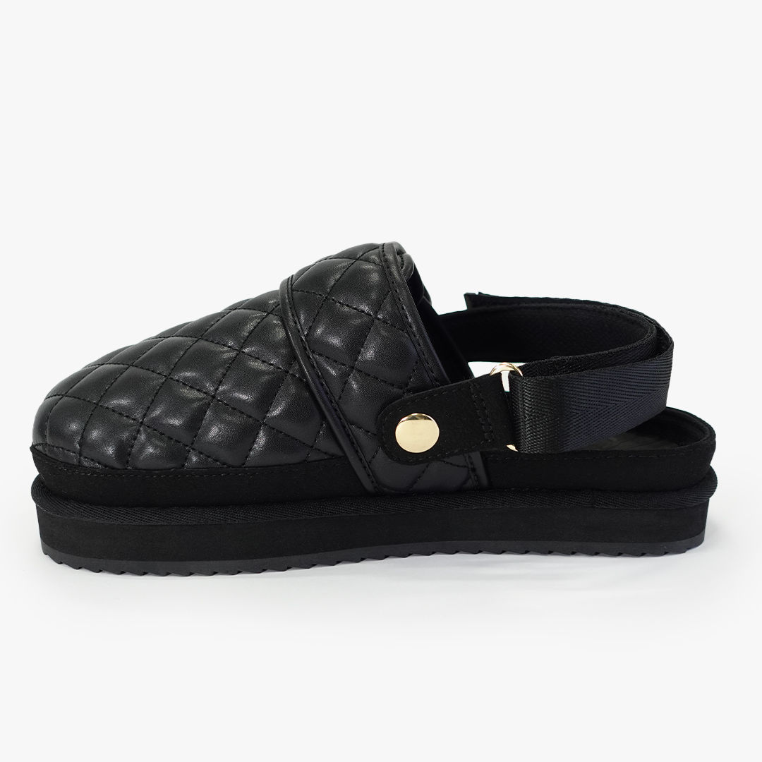 クロッグシューズ ダブルベルト キルティング | Racbaki