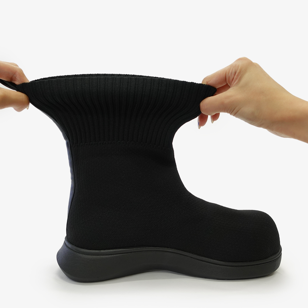 ニットブーツ ブラック | Racbaki