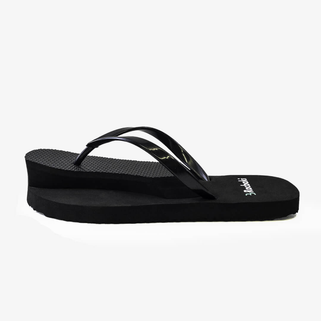 ま*る様 racbaki サボサンダル レディースM (鼻緒なし) ブラック サボ