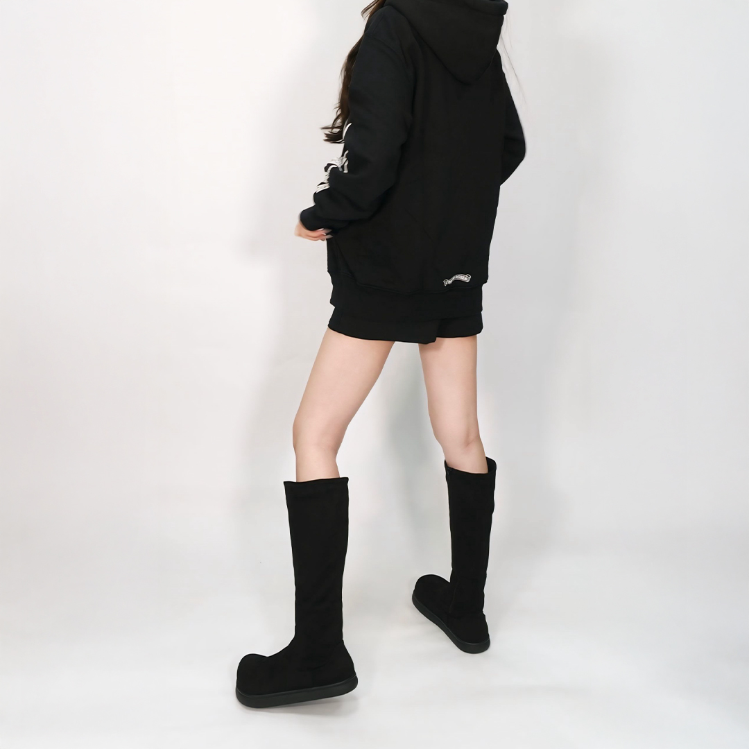 ソフトロングブーツ ブラック | Racbaki