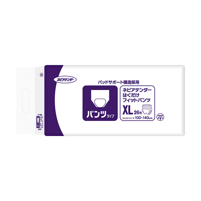 ネピアテンダーはくだけフィットパンツXLサイズ26枚 | nepia ONLINE SHOP