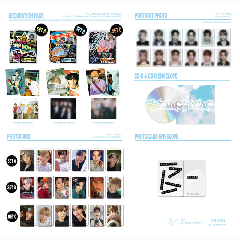 Collect Book Ver.】RIIZE 1st Mini Album 'RIIZING' | SMTOWN