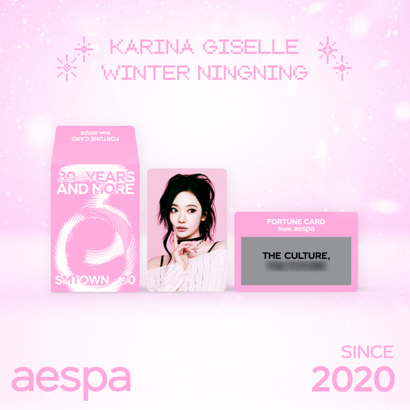 FORTUNE SCRATCH CARD SET_aespa | SMTOWN OFFICIAL ONLINE STORE