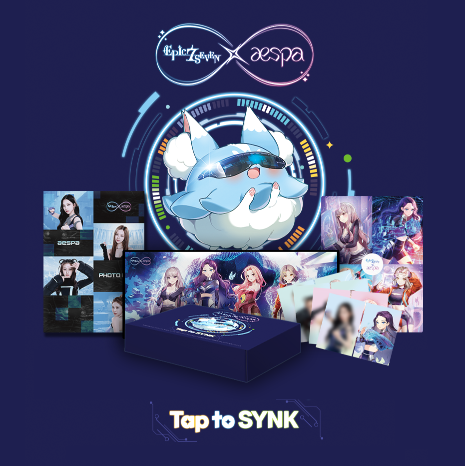 Epic Seven x aespa Collaboration Merchandise Unboxing