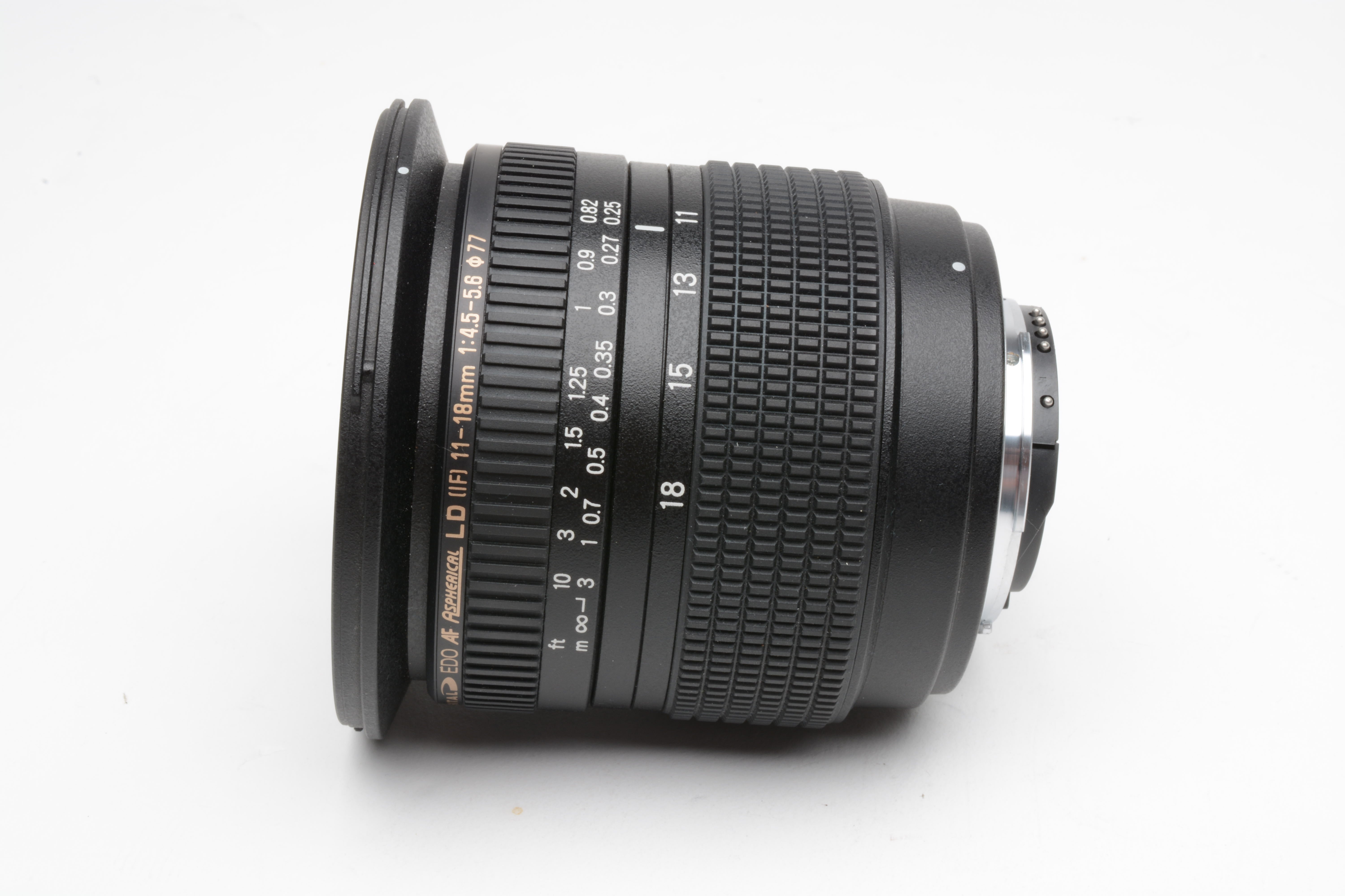 Tamron AF 11-18mm f4.5-5.6 Di-II LD Aspherical IF Lens Nikon, caps