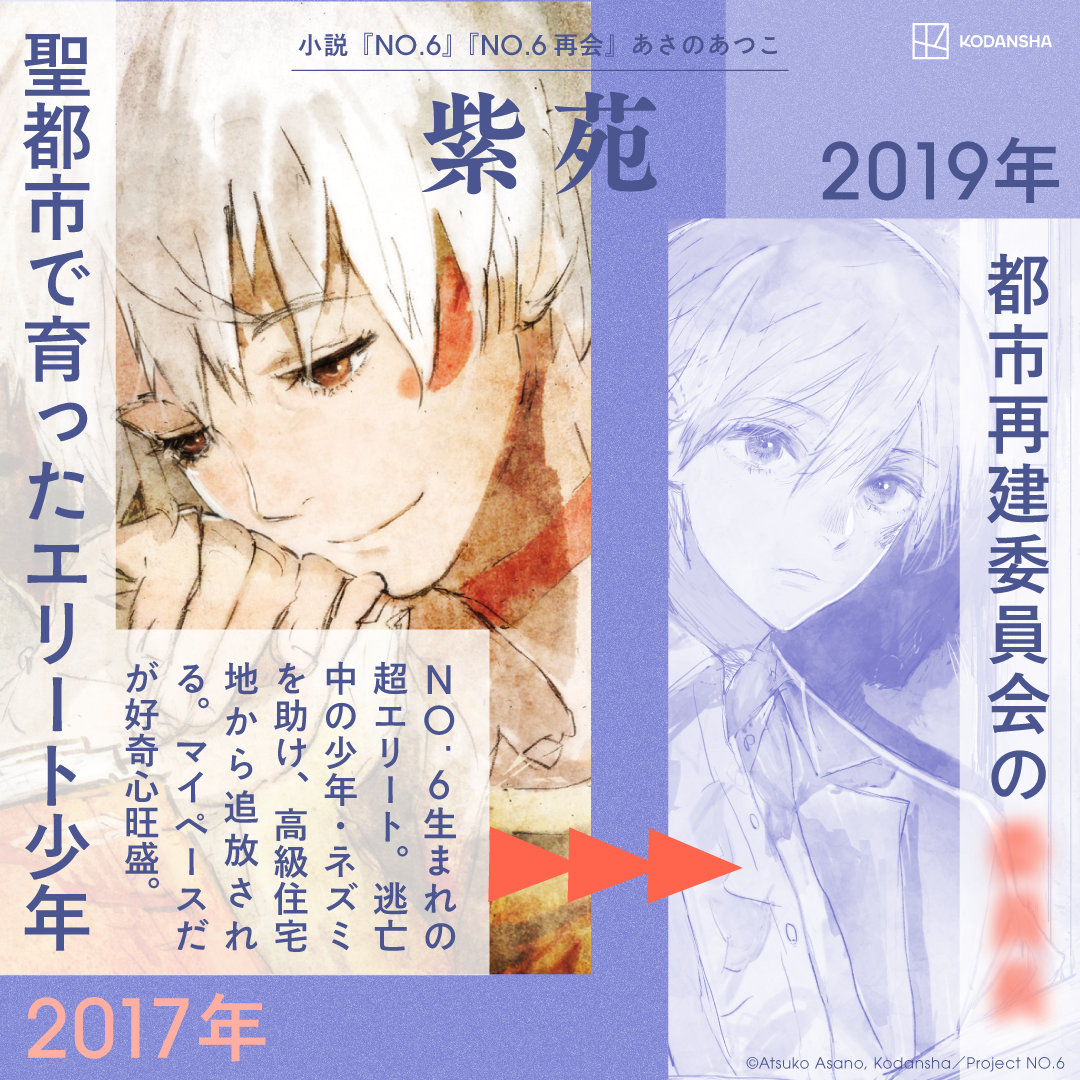 NO.6（ナンバーシックス）』主要キャラクター紹介：紫苑（シオン