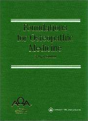 FOUNDATIONS FOR OSTEOPATHIC MEDICINE (HB) 2002 by WARD R. C