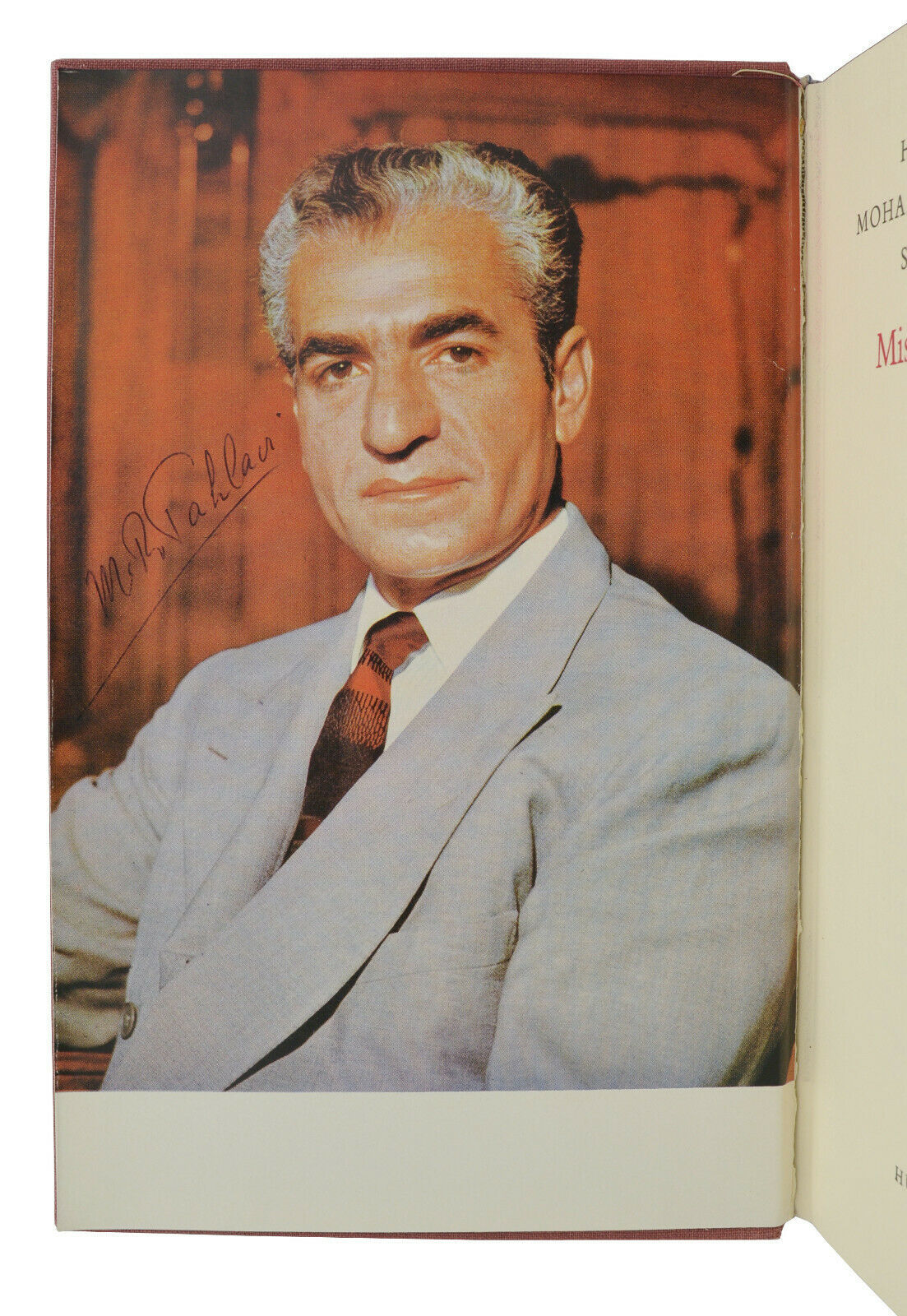 Mission for My Country by Pahlavi, Mohammed Reza Shah; Farah