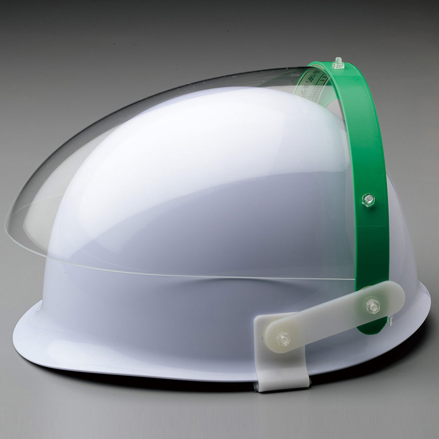 ヘルメット取付型防災面 MB－11HPS M－5P | 【ミドリ安全