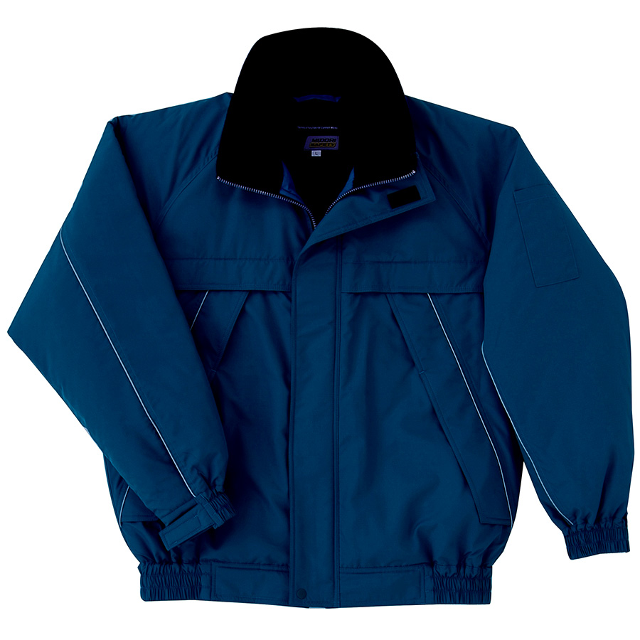 静電防風ブルゾン SE1087 上 ネイビー| 作業服・作業着