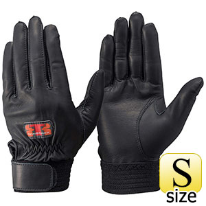 トンボレックス 大会・訓練用羊革手袋 R－MAX1BK 手の平当て無